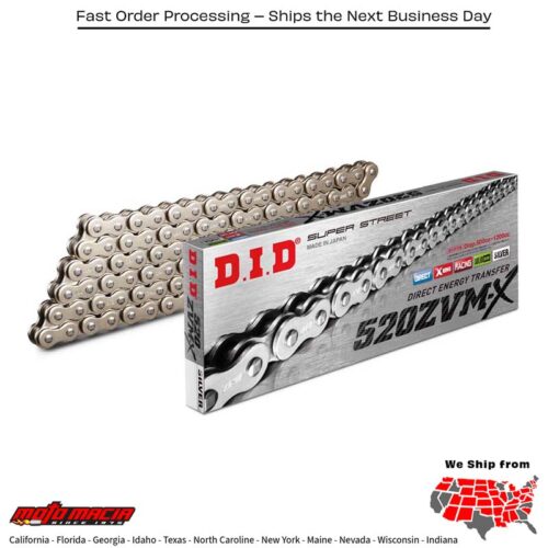 SUPER STREET 520ZVMXS-100L X-RING CHAIN NICKEL
