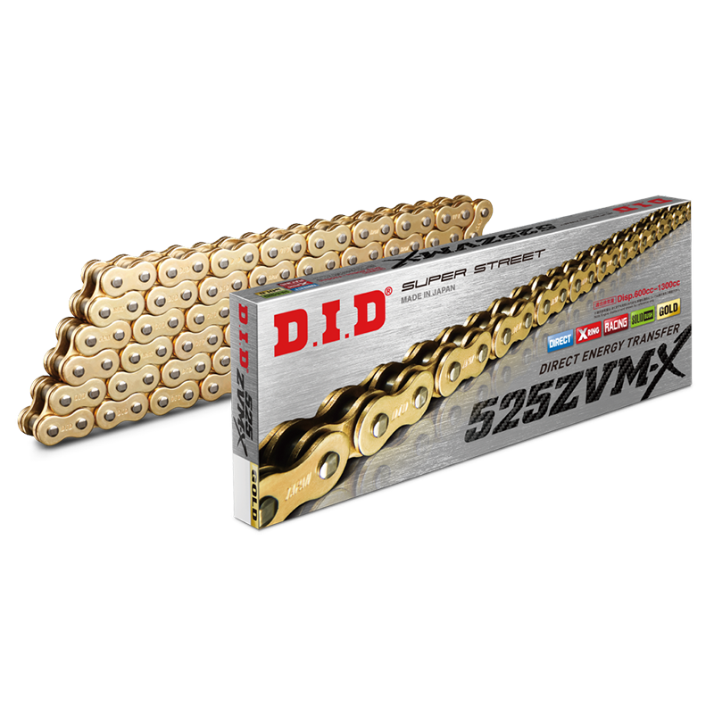 SUPER STREET 525ZVMXG-100L X-RING CHAIN GOLD