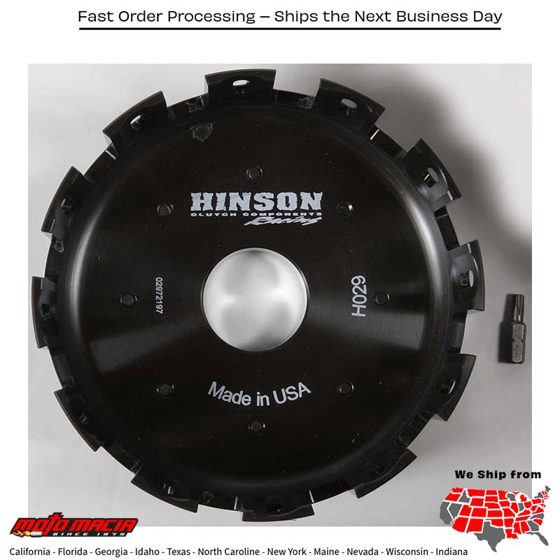 Clutch Basket (campana de embrague) HINSON Kawasaki KX125 1994-2002 H029