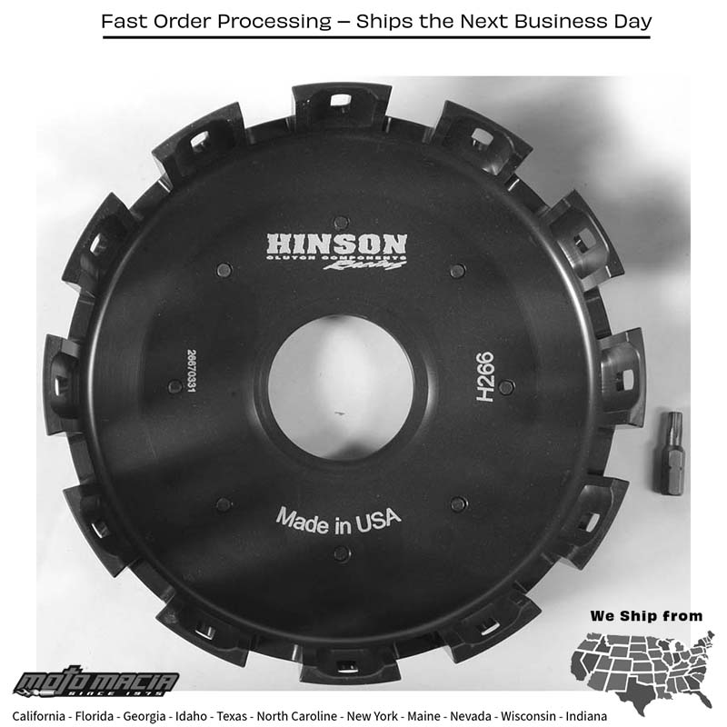 Clutch Basket (campana de embrague) HINSON Kawasaki KX250 2006-2007 H266