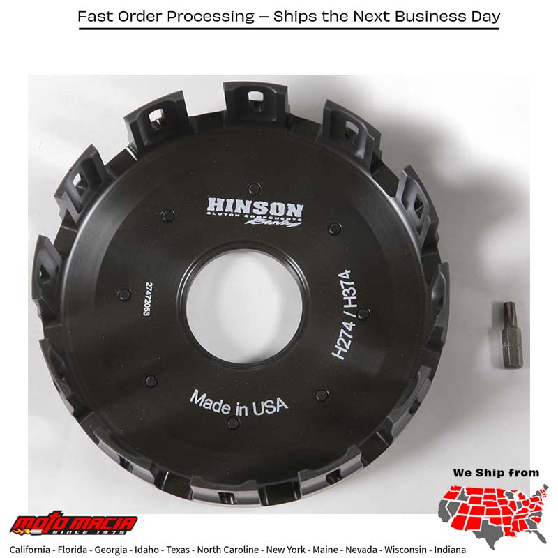 Clutch Basket (campana de embrague) HINSON Suzuki RM-Z250 2007-2009 H274