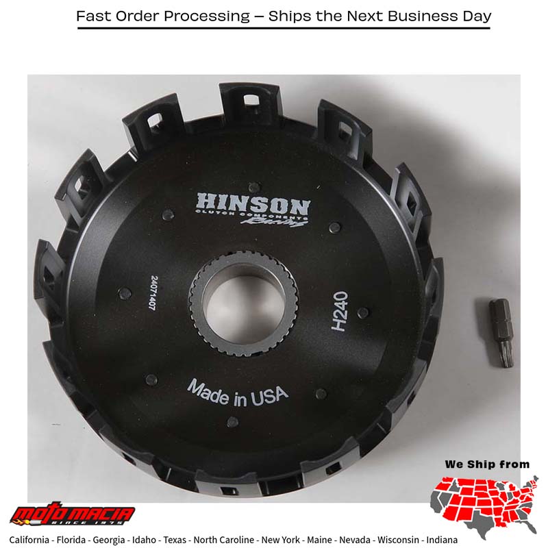 Clutch Basket (campana de embrague) HINSON Yamaha YZ125 YZ125X 2005-2022 H240