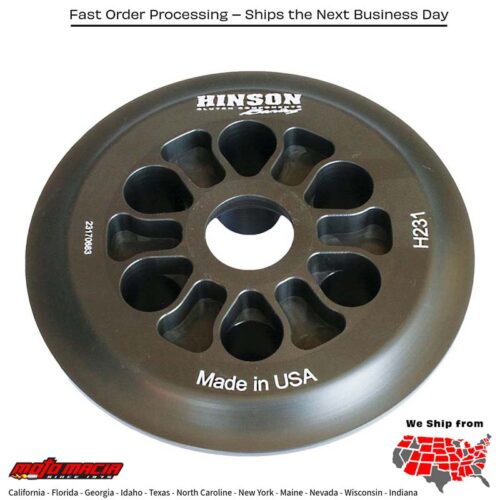 "HINSON PRESSURE PLATE AHA 01-18 YZ250F" Yamaha YZ125 YZ125X 2005-2022