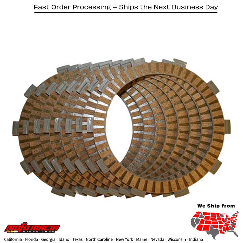 "Plates Kit-Fiber 8 Plates" H (juego de discos de embrague) HINSON Husqvarna Honda KTM TE 150 TC 12