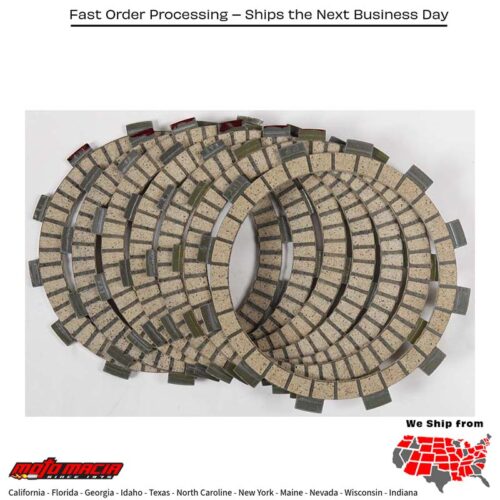 "Plates Kit-Fiber 7 Plates" Y (juego de discos de embrague) HINSON Yamaha WR250R WR250X 2008-2012 F