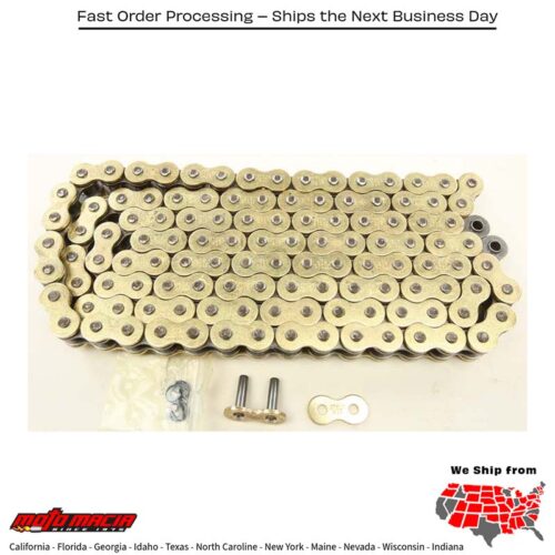 CHAIN HDR HEAVY DUTY 520-120L GLD/BLK