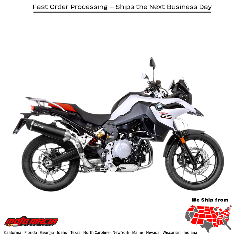 Muffler Lv1 Black (Silenciador Lv1 Negro) Mpn: 14055U Fit BMW F 750 GS 2018-2023 - Image 3