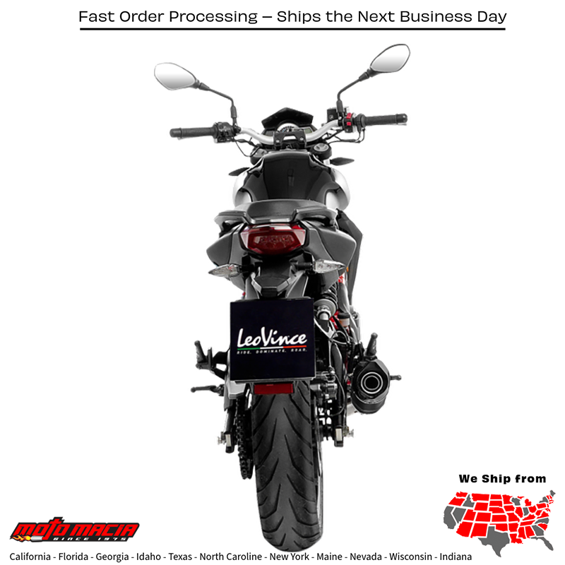 Muffler Lv1 Black (Silenciador Lv1 Negro) Mpn: 14423ebu Fitment Benelli 302 S 2019 2020 - Image 3