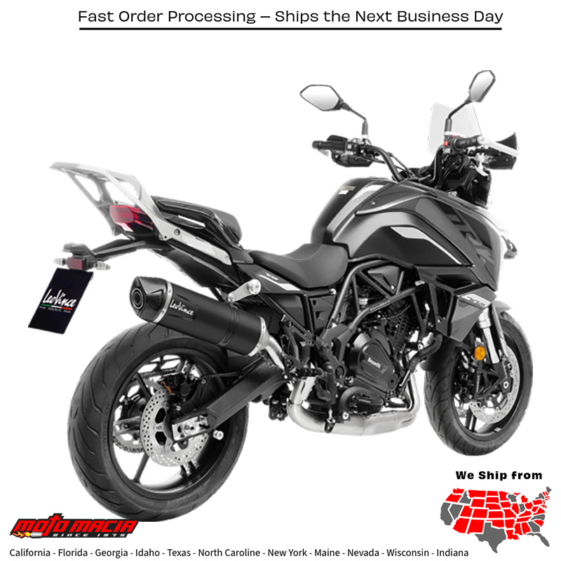 Muffler Lv 1 Black Benelli 702 X (Silenciador Lv 1 Negro Benelli 702) Mpn 14446ebu Fitment TRX 702 2023 2024 - Image 2