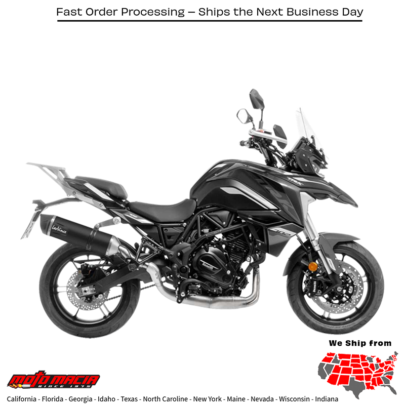 Muffler Lv 1 Black Benelli 702 X (Silenciador Lv 1 Negro Benelli 702) Mpn 14446ebu Fitment TRX 702 2023 2024 - Image 3