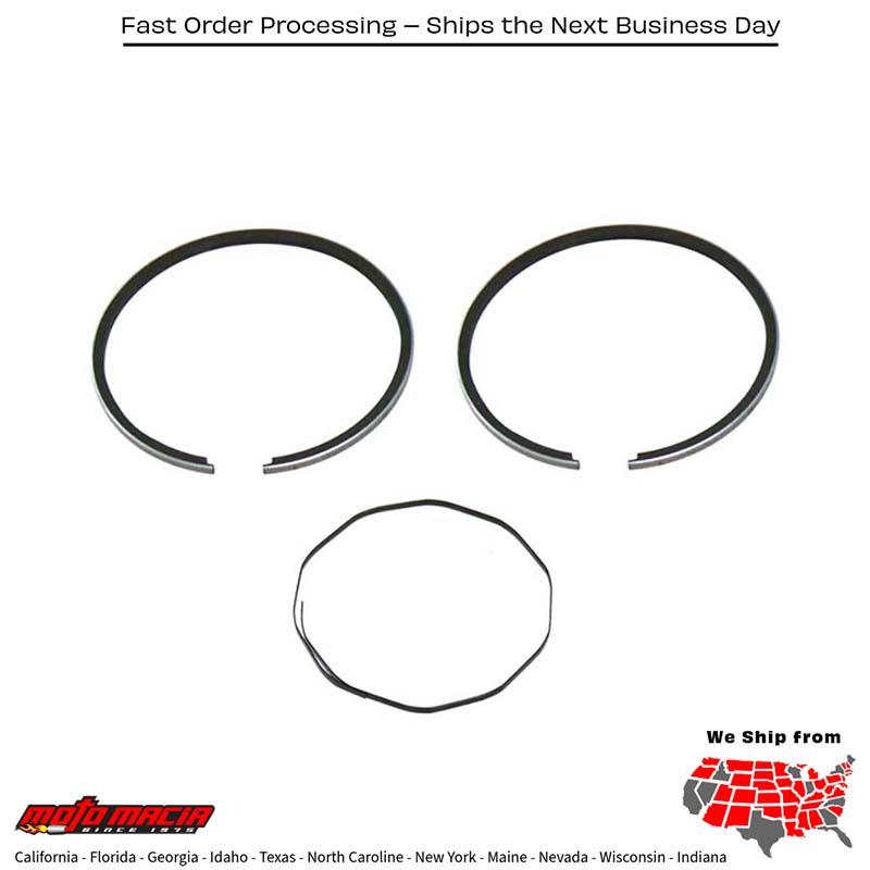 PISTON RINGS 40.96MM /SUZ FOR NAMURA PISTONS ONLY Kawasaki KDX 50 2003-2006 Suzuki Jr50 1978-2006