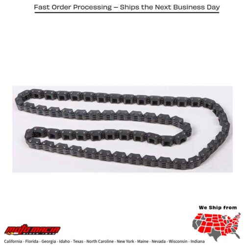 CAM CHAIN  Honda Kawasaki XR600R XR650L XR650R KVF360A Prairie 4X4 [SRA] KVF360B Prairie 2X4 [SRA] KVF400B Prairie 2X4 [SRA] KVF400A Prairie 4X4 [SRA] KLF400 Bayou 4X4 [SRA] KVF400C Prairie 4X4 [SRA] KVF400D Prairie 2X4 [SRA] 1993-2021