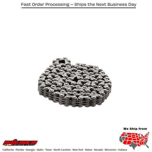 CAM CHAIN BETA/TM Beta Suzuki TM 390 RR 430 RR 480 RR 350 RR Lt-A500F Vinson 500 4X4 Auto [SRA] Lt-A700X KingQuad 4X4 [IRS] Lt-F500F Vinson 500 4X4 [SRA] LT-A450X KingQuad AXi 4X4 [IRS] MX 450F EN 450F MX 450 4T EN 450 4T 2003-2022