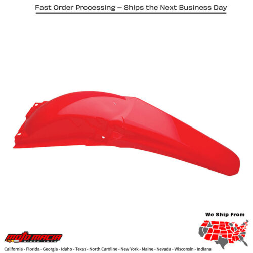 REAR FENDER RED Honda CRF250R 2004-2005