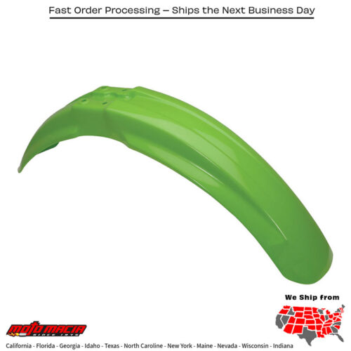 FRONT FENDER GREEN Kawasaki KX250 1993-2002 Kawasaki KDX 200 1993-2006 Kawasaki KDX 220R 1997-2005 Kawasaki KX125 1993-2002 Kawasaki KX500 1993-2004