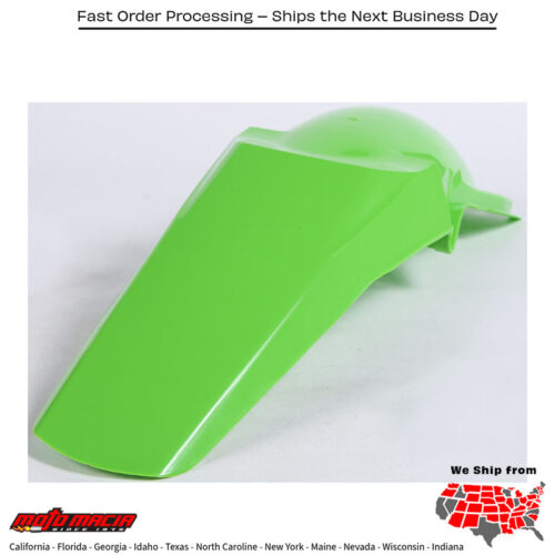 REAR FENDER GREEN Kawasaki KX250F 2004-2007 Kawasaki KX250 2003-2007 Kawasaki KX125 2003-2005