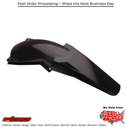 REAR FENDER BLACK Kawasaki KX250F 2004-2007 Kawasaki KX250 2003-2007 Kawasaki KX125 2003-2005