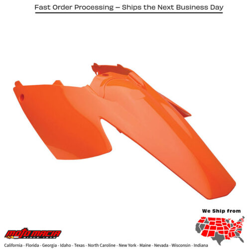 REAR/SIDE COWLING ORANGE KTM 250 SX 2003-2006 KTM 250 SX-F 2005-2006 KTM 450 SX-F 2003-2006 KTM 450 XC-F 2006-2007 KTM 525 XC-G 4-Stroke 2006-2007 KTM 525 SX 4-Stroke 2004-2006 KTM 125 SX 2004-2006 KTM 300 MXC 2004-2005 KTM 450 MXC 4-Stroke