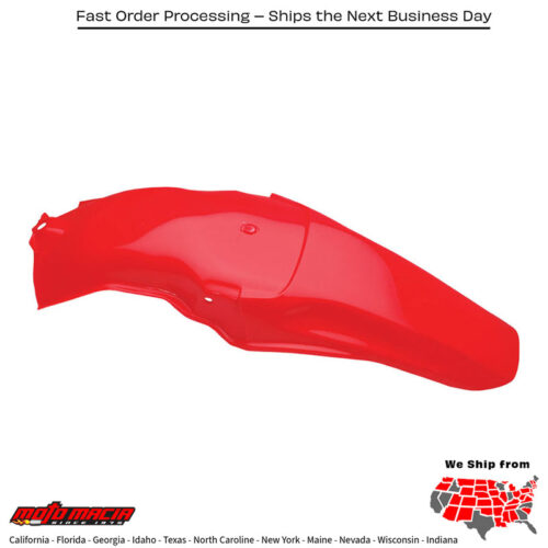 REAR FENDER RED Honda CR80RB Expert 1996-2002 Honda CR85R 2003-2007 Honda CR80R 1996-2002
