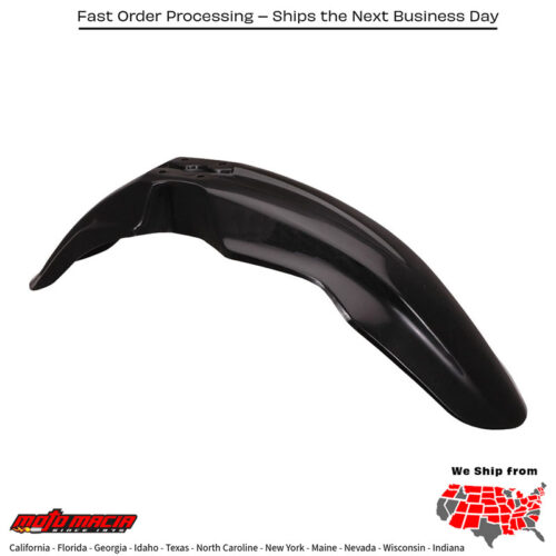 FRONT FENDER BLACK Suzuki RM-Z250 2007-2009 Suzuki RM-Z450 2005-2007 Suzuki RM250 2001-2008 Suzuki RM125 2001-2008