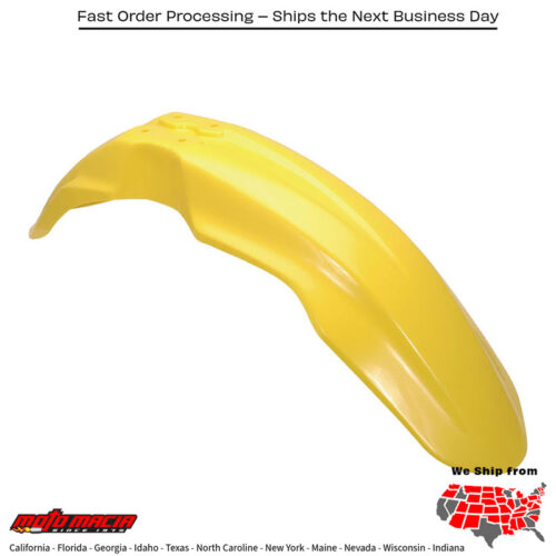 FRONT FENDER YELLOW Suzuki RM-Z250 2007-2009 Suzuki RM-Z450 2005-2007 Suzuki RM250 2001-2008 Suzuki RM125 2001-2008
