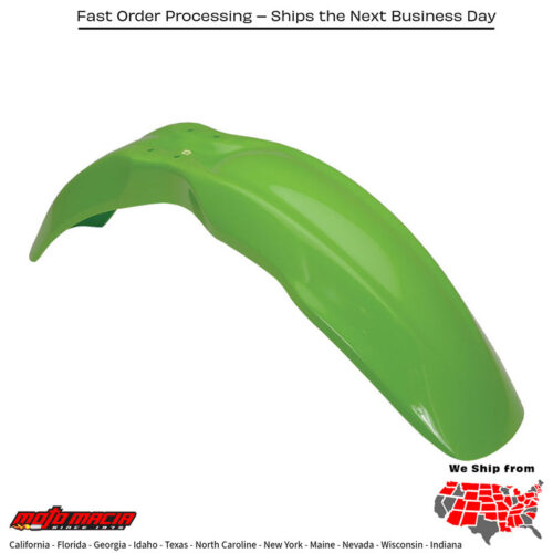 FRONT FENDER GREEN Kawasaki KLX110 2002-2009 Kawasaki KX65 2000-2024