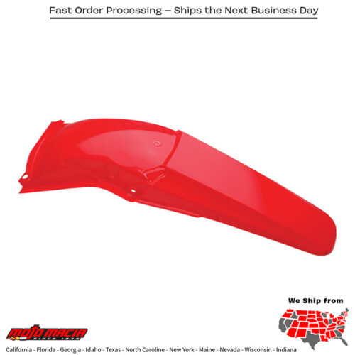 REAR FENDER RED Honda CR125R 2002-2007 Honda CR250R 2002-2007