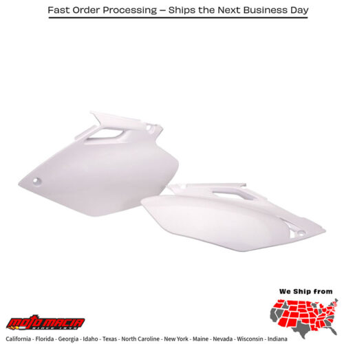 SIDE PANELS WHITE Yamaha YZ250F 2003-2005 Yamaha YZ450F 2003-2005