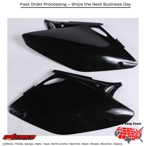 SIDE PANELS BLACK Honda CRF450R 2002-2004