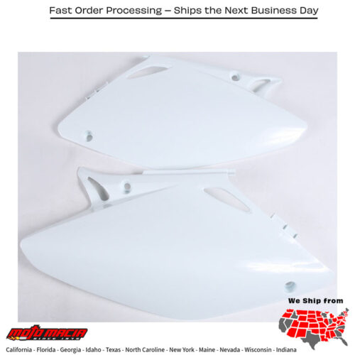 SIDE PANELS WHITE Honda CRF450R 2002-2004