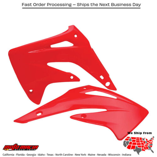 RADIATOR SHROUDS RED Honda CR85R 2003-2007