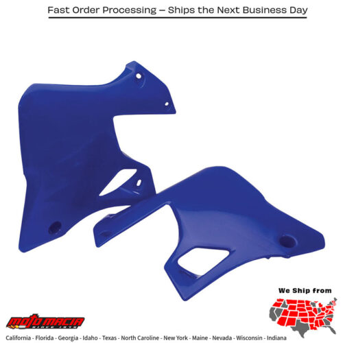 RADIATOR SHROUDS BLUE Yamaha YZ125 1996-2001 Yamaha YZ250 1996-2001