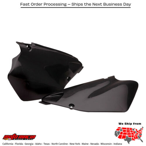 SIDE PANELS BLACK Yamaha YZ125 1996-2001 Yamaha YZ250 1996-2001