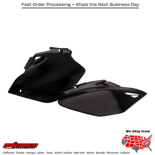 SIDE PANELS BLACK Yamaha YZ250F 2006-2009 Yamaha YZ450F 2006-2009