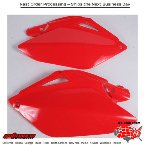 SIDE PANELS RED Honda CRF250R 2006-2009