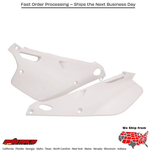 SIDE PANELS WHITE Yamaha YZ80 1993-2001