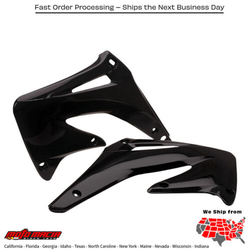 RADIATOR SHROUDS BLACK Honda CRF450R 2002-2004