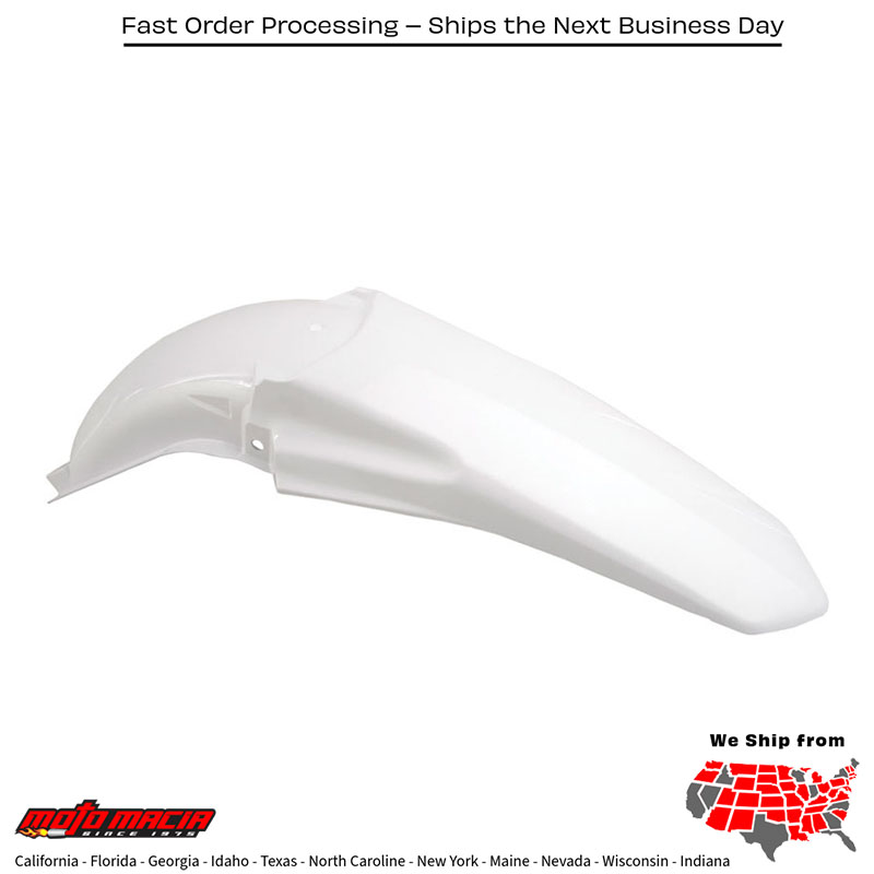 REAR FENDER WHITE Yamaha YZ125 2002-2014 Yamaha YZ250 2002-2014