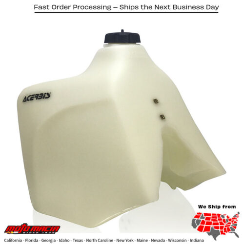 FUEL TANK 5.8 GAL NATURAL Honda XR250R 1996-2004 Honda XR400R 1996-2004