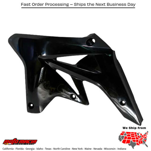 RADIATOR SHROUDS BLACK Suzuki RM-Z250 2007-2009
