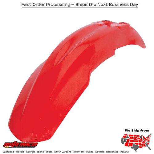 FRONT FENDER RED Honda CRF150R 2007-2025 Honda CRF150RB Expert 2007-2021