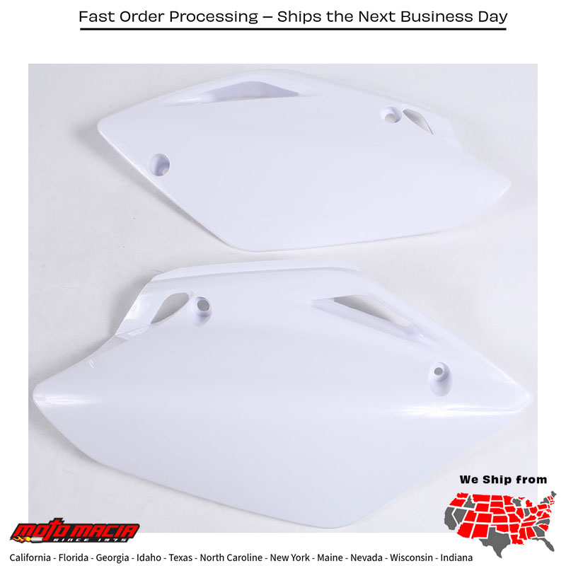 SIDE PANELS WHITE Honda CRF150R 2007-2025 Honda CRF150RB Expert 2007-2021