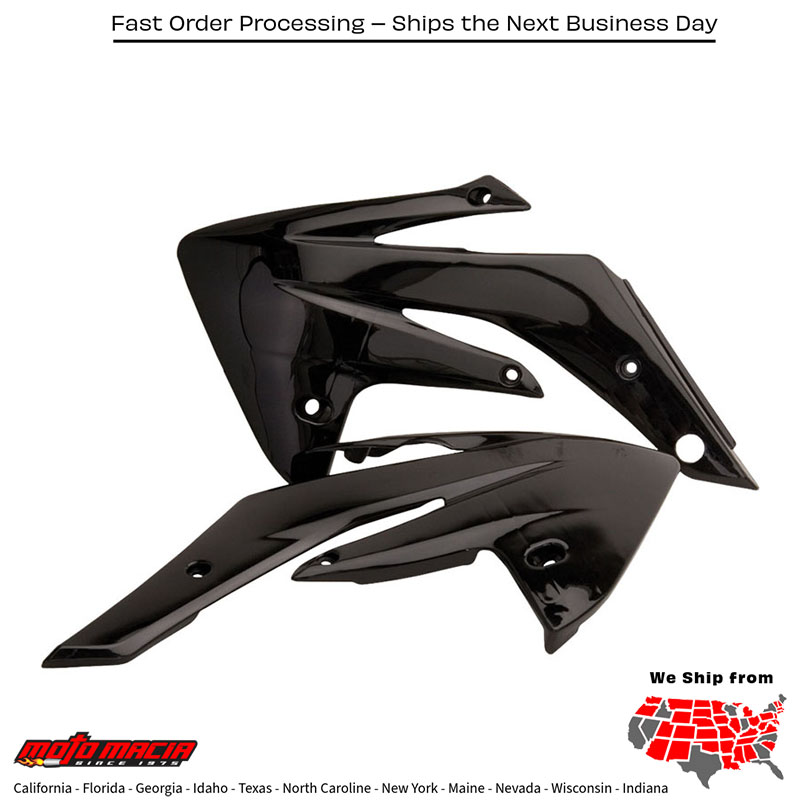 RADIATOR SHROUDS BLACK Honda CRF150R 2007-2025 Honda CRF150RB Expert 2007-2020