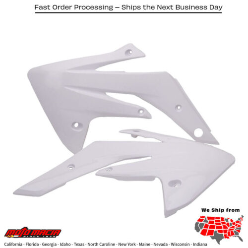 RADIATOR SHROUDS WHITE Honda CRF150R 2007-2024 Honda CRF150RB Expert 2007-2021