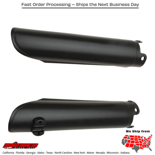 FORK GUARD BLACK KTM 250 SX 2000-2007 KTM 250 SX-F 2005-2007 KTM 450 SX-F 2003-2007 KTM 144 Sx 2007-2007 KTM 125 Exc 2000-2007 KTM 525 EXC-G 4-Stroke 2006-2007 KTM 400 EXC 4-Stroke 2000-2006 KTM 525 EXC 4-Stroke 2003-2007 KTM 525 SX 4-Strok