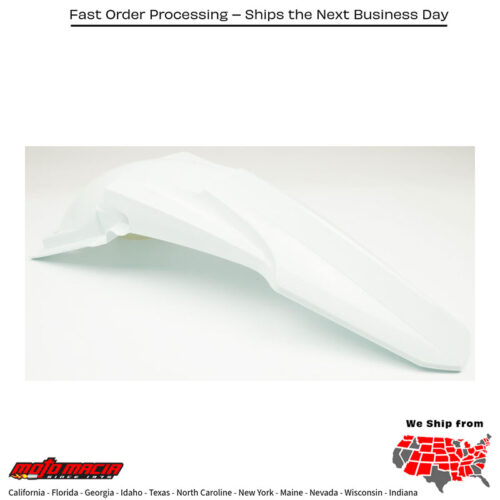REAR FENDER WHITE Suzuki RM-Z450 2008-2017