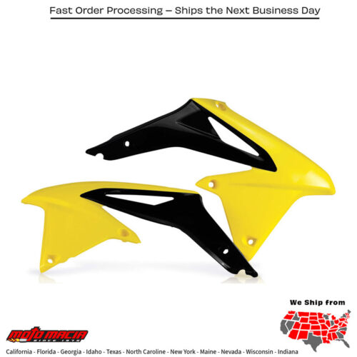 RADIATOR SHROUDS YELLOW/BLACK Suzuki RM-Z450 2008-2017