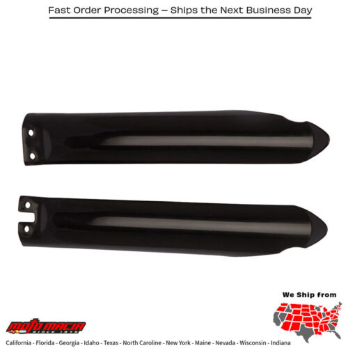 FORK GUARD BLACK Kawasaki KX250 1994-2003 Kawasaki KX125 1994-2003 Kawasaki KX500 1994-2003