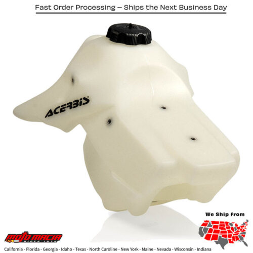 FUEL TANK 3.0 GAL NATURAL Honda CRF250R 2004-2009