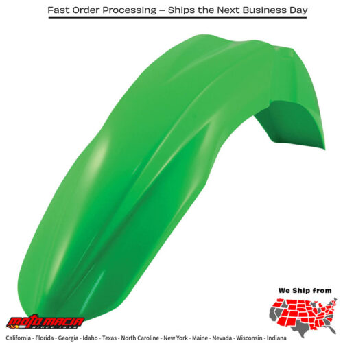 FRONT FENDER GREEN Kawasaki KX250F 2009-2012 Kawasaki KX450F 2009-2012